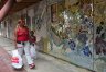 The Mosaic Mural in the 400 block of Race Street inspires smiles. 